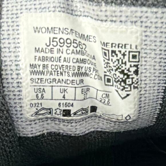 Merrell Crosslander 2 Shoes Womens Size 6.5 Gray Blue Hiking Sneakers - Picture 7 of 10